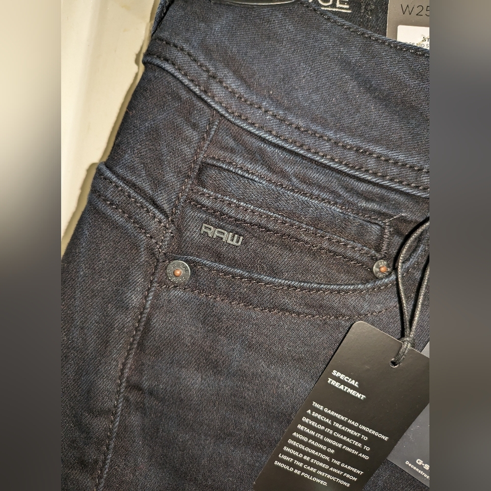 15. NWT G-STAR MIDGE STRAIGHT JEANS IN DARK AGED - Picture 7 of 11